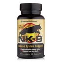 American BioSciences NK-9, Supplément AHCC pour chiens et chats - Supplément diététique pour soutenir le système immunitaire - Fabriqué pour les défenses immunitaires d'animal - 30 capsules, 250mg/capsule