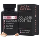 Supplément de collagène quotidien Bella Vérité pour les femmes et les hommes - Vitamines essentielles pour une santé globale, radiante et juvénile - Soutien Peau glorieuse et lisse, Réduire les rides et la sécheresse (60 capsules)