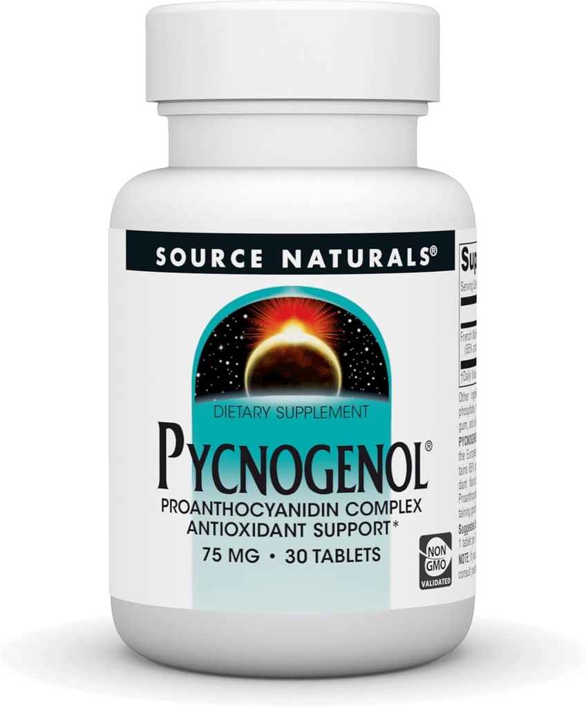 Source Naturals Pycnogenol 75 mg Proanthocyanidin Complex - 30 Tablets
