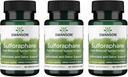 Swanson Sulforaphane - Broccoli Sprout Extract Supporting Cellular, GI Tract, and Liver Health - Natural Supplement Standardized to 0.4% Sulforaphane - (60 Veggie Capsules, 400mcg Each) (3 Pack)