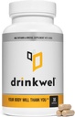 drinkwel Better Mornings - Supplément multivitamine Premium - Nettoyage du foie, soutien immunitaire- Thistle de lait, vitamine C, zinc, magnésium - 30 Compte