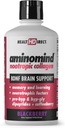 HEALTH DIRECT - AminoMind - Nootropic Collagen Supplement for Brain Health and BDNF - Pro-Hyp & Hyp-Gly Dipeptides, Coffeeberry Antioxidants - BlackBerry - 14 Fl Oz (28 Servings)