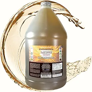 Vrai supplément alimentaire en cuivre colloïdal - 1 Gallon américain en plastique sans BPA opaque