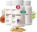 Nourished AndroEase Plus - Supplément d'équilibre naturel pour les femmes - Formule végétalienne avec Zinc & Saw Palmetto - 180 capsules pour le bien-être quotidien et la vitalité - Fabriqué aux États-Unis