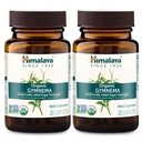 Himalaya Organic Gymnema Sylvestre – Soutien au métabolisme du glucose à base de plantes - USDA Organic, non-OGM, végétalien, sans gluten, sans additifs, 700 mg, 30 Caplets (paquet de 2)
