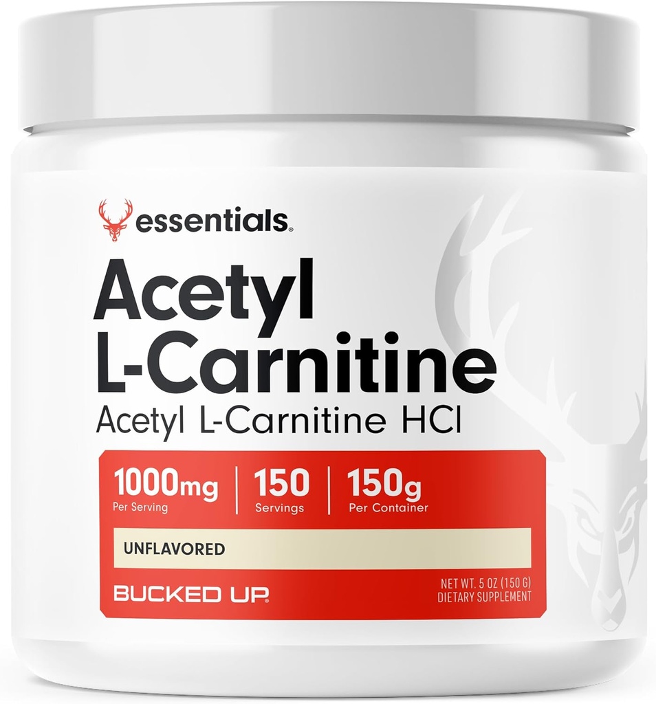 Poudre d'acétyle L-Carnitine 1000mg, essentielle (150 portions, 150g par contenant)