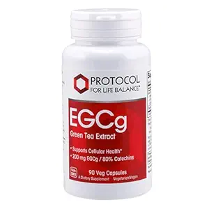 Protocole EGCg 200 mg - 200 mg EGCg Extrait de thé vert - Phytonutriments & Polyphénols Supplément* - Kosher & Vegan - 90 Capsules de Veg