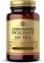 Solgar Chromium Picolinate 500 mcg - 60 capsules végétales - soutient le métabolisme du sucre, des graisses et des protéines - non-OGM, sans gluten, casher - 30 portions
