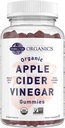 Jardin de la vie Gummées de vinaigre de cidre de pomme USDA Vitamines Gummy de vinaigre de cidre de pomme biologiques faites avec mélange de fruits réels, vitamine B12 entière alimentaire - végétalien, sans gluten, non-OGM, kasher - 60 Gummie
