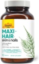 Country Life Maxi-Hair Supplément - 2000mcg Biotine & Vitamines pour les cheveux, la peau et les ongles - certifié sans gluten et végétarien - soutient la croissance des cheveux, 90 comprimés
