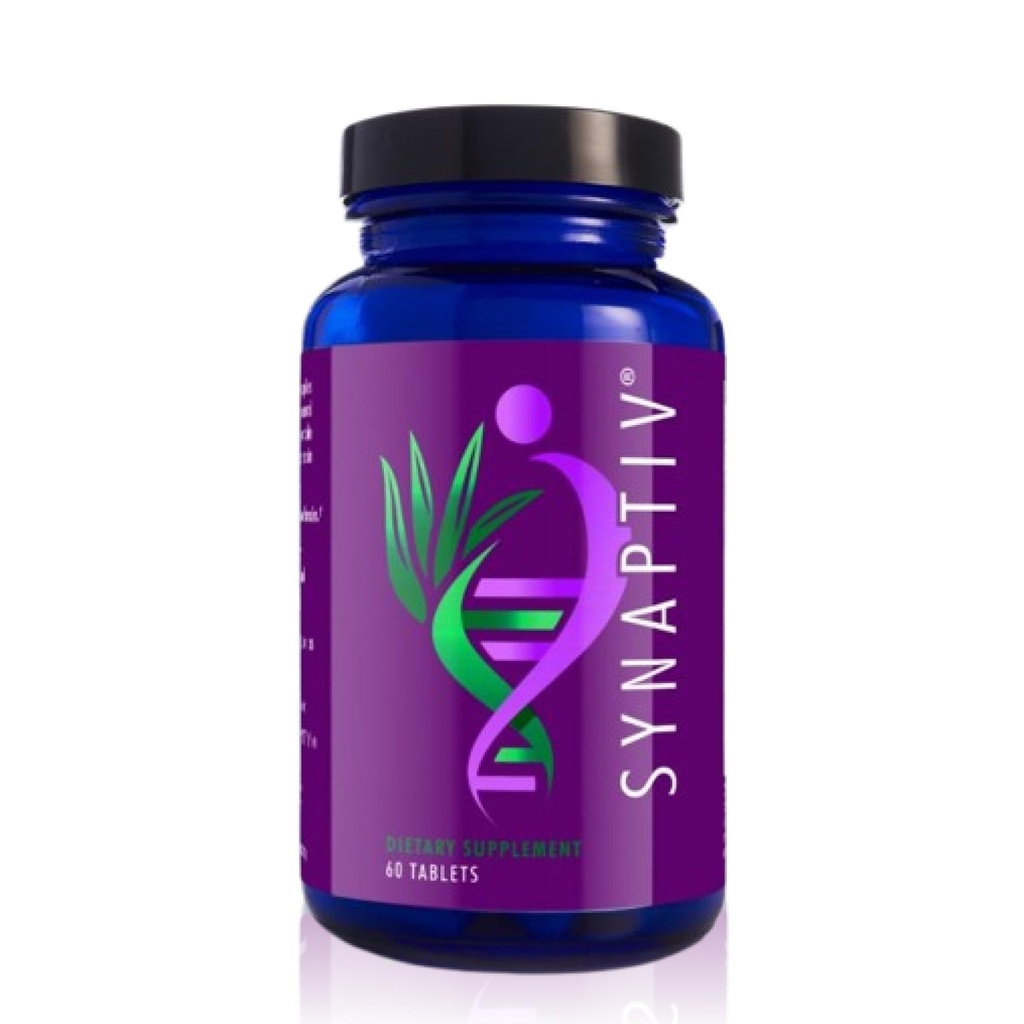 Youngevity SynaptivTM Soutien au cerveau - 12in1 - Ginkgo, Huperzine, Bacopa, Quercetin et plus - avec mélange antioxydant potent + vitamines - 60 comprimés (paquet de 1)