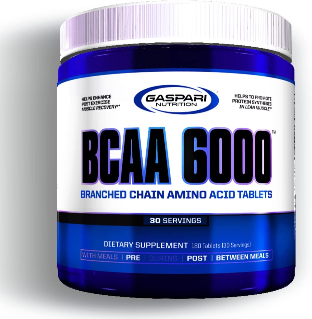 Gaspari Nutrition AminoMax 8000, Acides aminés avancés pour la récupération, la croissance et l'endurance musculaires - Créatine, Leucine, Taurine et BCAA (325 comprimés)