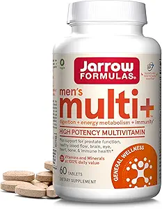 Formules de Jarrow Multivitamines pour hommes, Multivitamine pour hommes, 60 comprimés, 30 jours d'approvisionnement
