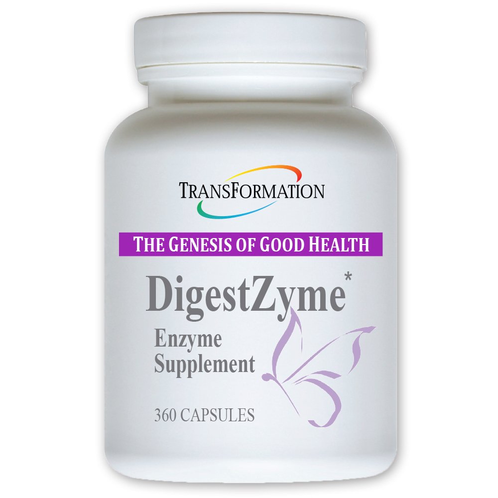 TRANSFORMATION LE GÉNÉSIS DES BONNES Enzymes DE SANTÉ pour les enfants - DigestZyme naturel formule de supplément pour la santé excessive, l'absorption des nutriments, le soutien Digestion pendant la grossesse et la lactation, 360 capsules