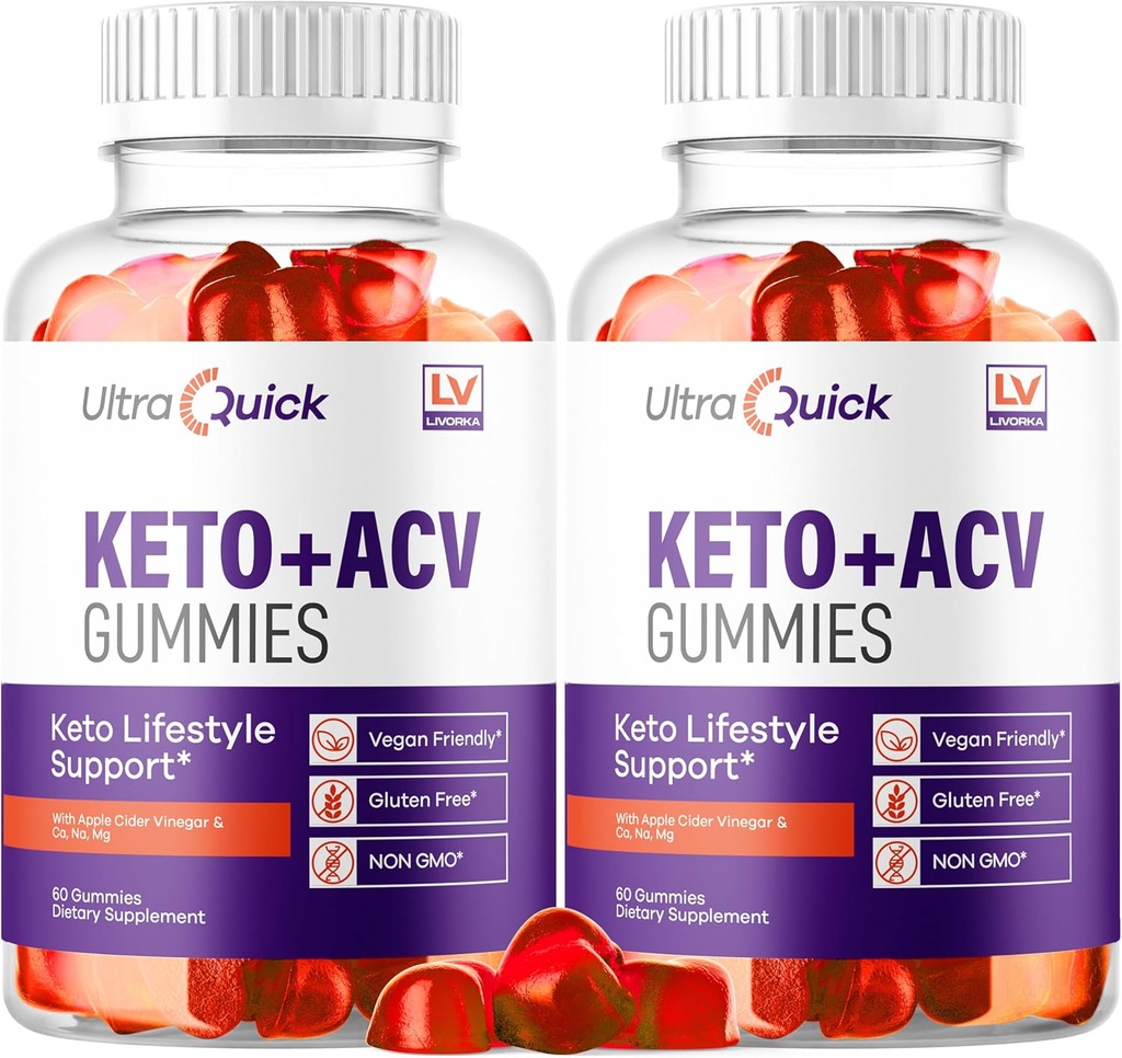 (2 packs) Gommies Ultra Quick Keto ACV Perte de poids, Gommies Ultra Quick Keto ACV, Gommies UltraQuick Keto ACV, Gommies UltraQuick Keto Plus ACV Soutien, Gommies Ultra Quick Weight Loss pendant 2 mois