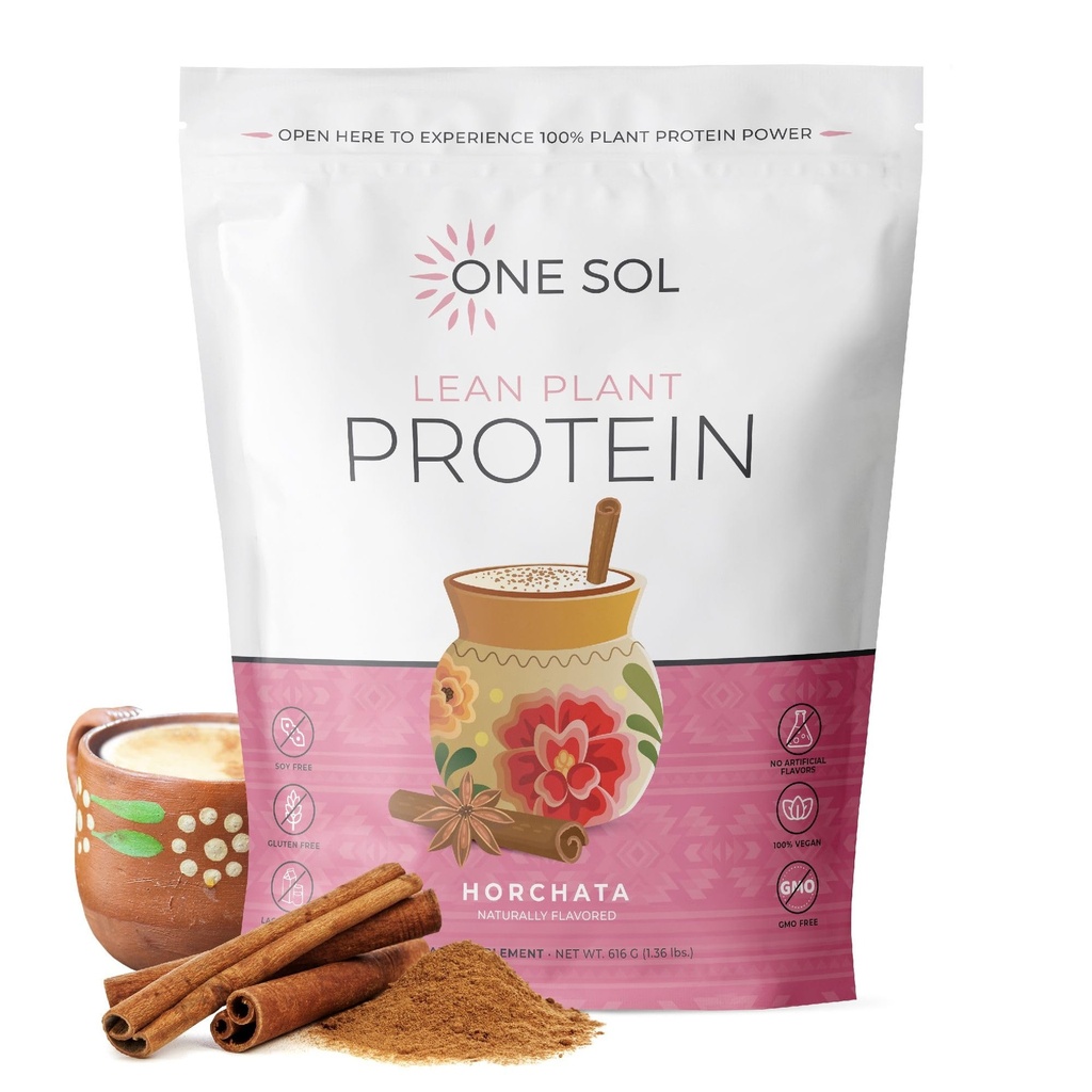 Une poudre de protéines à base de sol maigre, de pois et de riz brun, faible teneur en glucides, végétalien - sans gluten, lactose et soja - Pas d'ajout de sucre, non-OGM, nutrition propre, pas de ballonnement (Horchata)