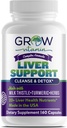 Faire pousser la vitamine Foie Nettoyer Capsules Detox avec/Unique Mélange de Thistle de Lait, Artichaut et Extrait de Dandelion - Le supplément hépatique comprend Turcuma, Beetroot et Choline - 60 Capsules