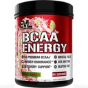 Evluution EVL BCAAs Amino Acides Poudre - BCAA Énergie Poudre de pré-entraînement pour la récupération musculaire Plongée et endurance - Réhydrater la boisson de récupération après l'entraînement avec de la caféine naturelle - Cherry Limeade
