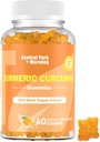 Gummies curcumine curcumine curcumine, Gummies de soutien articulaire extra-forte avec Curcumine curcumine curcumine, Vegan non-OGM, complément alimentaire, 60 comte