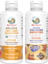 MaryRuth Organics Lion's Mane Liposomal (Cake de café) & Collagen Booster Liposomal (Maple Hot Cocoa) Clean Label Project Vitamines Verified® pour le soutien cognitif, beauté et santé articulaire, végétalien, non-OGM