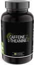 SYMNUTRITION Caffeine 100mg, L-Theanine 200mg — 120 Count (V-Capsules) / 120 Servings: Manufactured in a cGMP-Registered Facility in USA; Vegan & Gluten Free