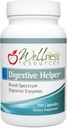 Aide digestive avec BioCore DPP IV, complément enzymatique multidigestion pour la digestion du gluten et la ventilation des graisses, caséine, protéines (100 capsules, végétarien)