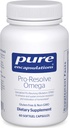 Encapsulations pures Omega Pro-Resolve = Acides gras Omega-3 pour la santé cardiovasculaire = 60 Capsules Softgel