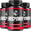 (3 Pack) Erecpower pour hommes capsules supplémentaires, Erecpower Piills Tous les ingrédients naturels, Erecpower Formule avancée originale, Erecpower Vitamine Support, Ericpower Reviews, 180 capsules pendant 3 mois