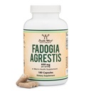 Fadogia Agrestis 600mg par portion (180 capsules) Extrait puissant pour soutenir la performance athlétique (Troisième partie testée, non-OGM, végétalien, sans gluten) par Double Wood