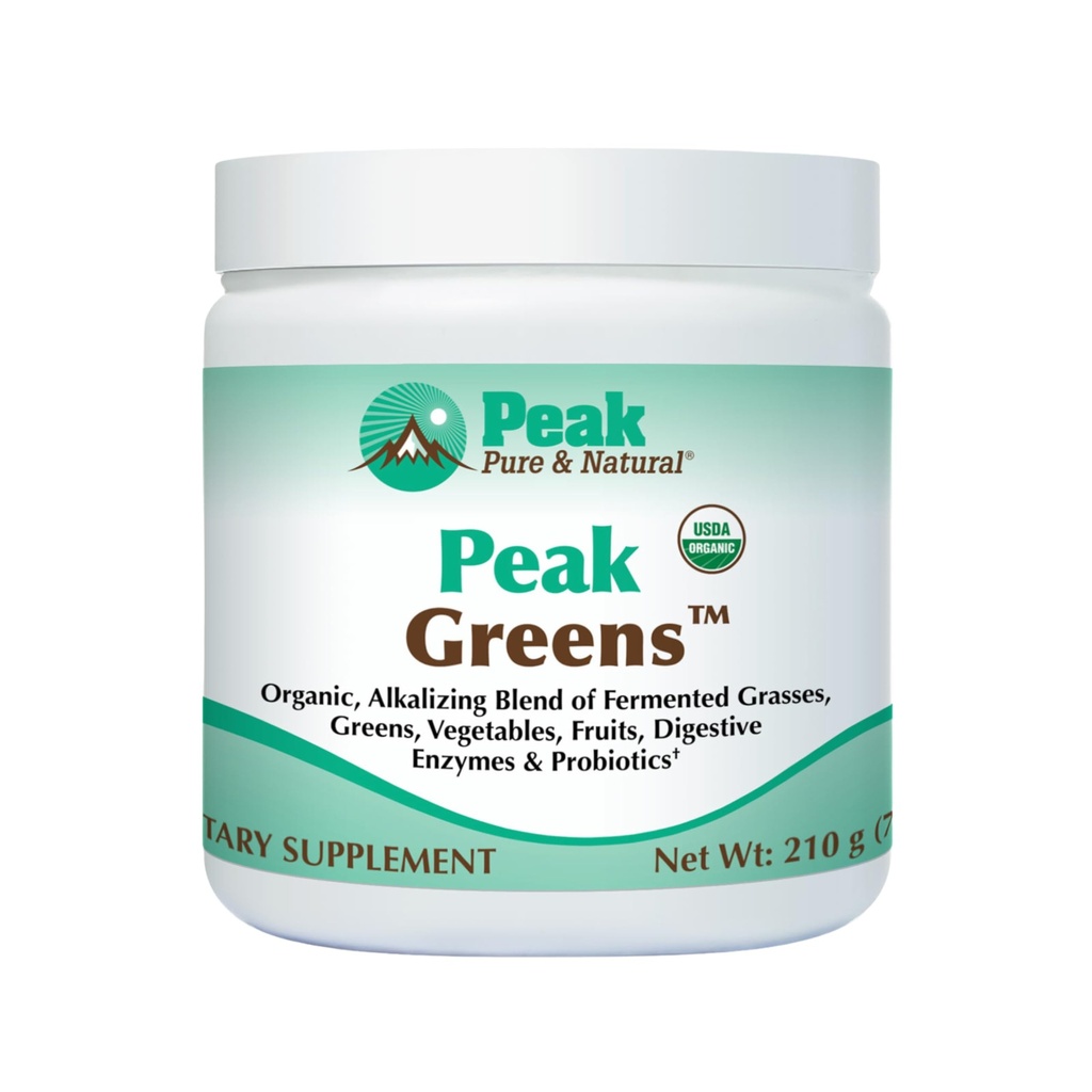 Peak Pure & Natural Peak Greens Support pH Balance and Alkalinity