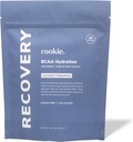 Rookie Wellness Recovery BCAA - Electrolyte et BCAA poudre avec 5 g d'acides aminés à chaîne ramifiée pour la récupération musculaire, électrolytes pour l'hydratation, et seulement 10 calories (30 portions, ananas de noix de coco)