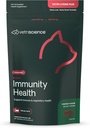 VetriScience Lysine Immunity Health Chews, 250 mg Lysine Plus Supplément immunitaire pour chats et chatons avec allergies, éternuement, nez runny et yeux aqueux, poulet, 90 Compte