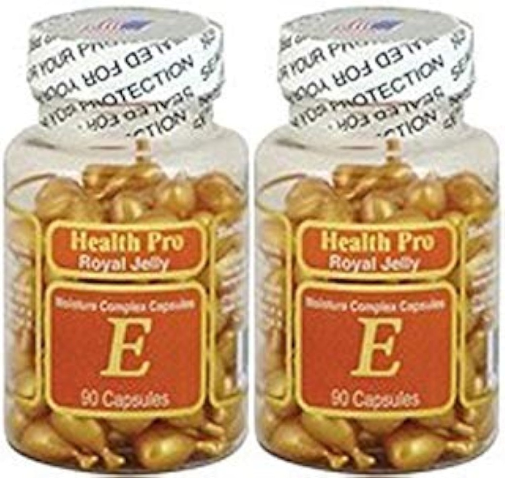 NU-santé vitamine E huile de peau gelée royale, 90 softgels (paquet de 2)