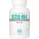 NBI Osteo-MK4 Bone Support (support des os) (complexe Vitamine D & K) 45mg Vitamine K2 (MK4) pour la santé et la fonction des os forts (capsules végétatives 60ct)
