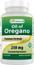 Meilleur naturel Origan huile 250 Mg Softgels, 120Conte