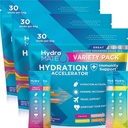 HydroMATE Électrolyte Powder Pack de variétés Packs d'hydratation en vrac Faible sucre 90 Compte