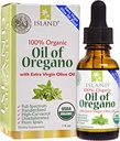Huile d'Origan Bio Liquid Drops (1 fl oz) - Mélange d'huile d'Origan Bio et d'huile d'olive, cultivé en Espagne