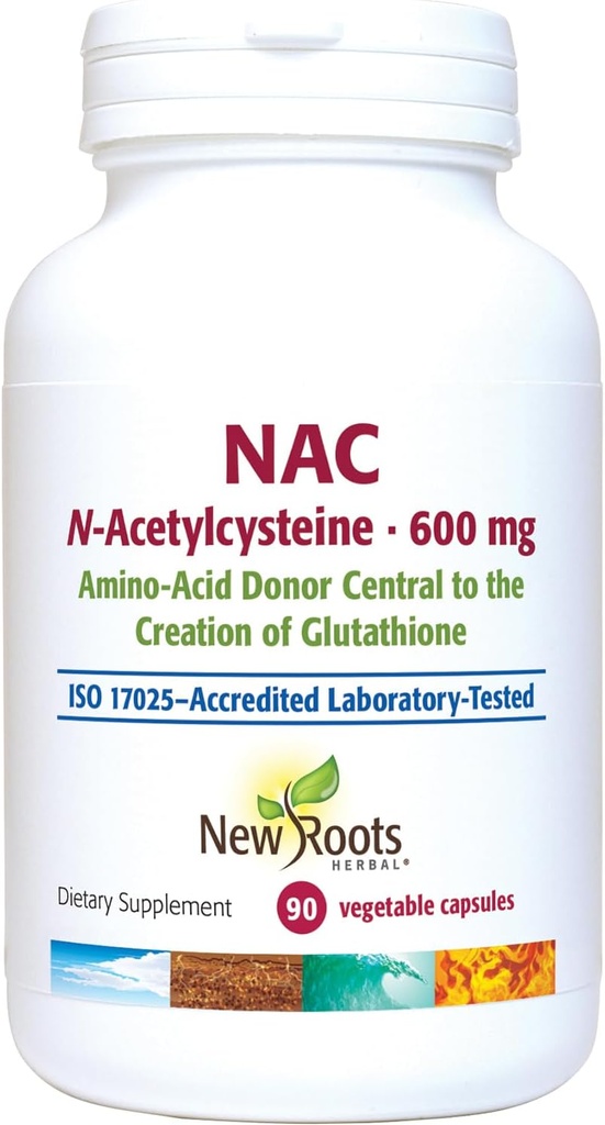 Supplément NAC N-acétylCystéine, NAC 600mg par portion