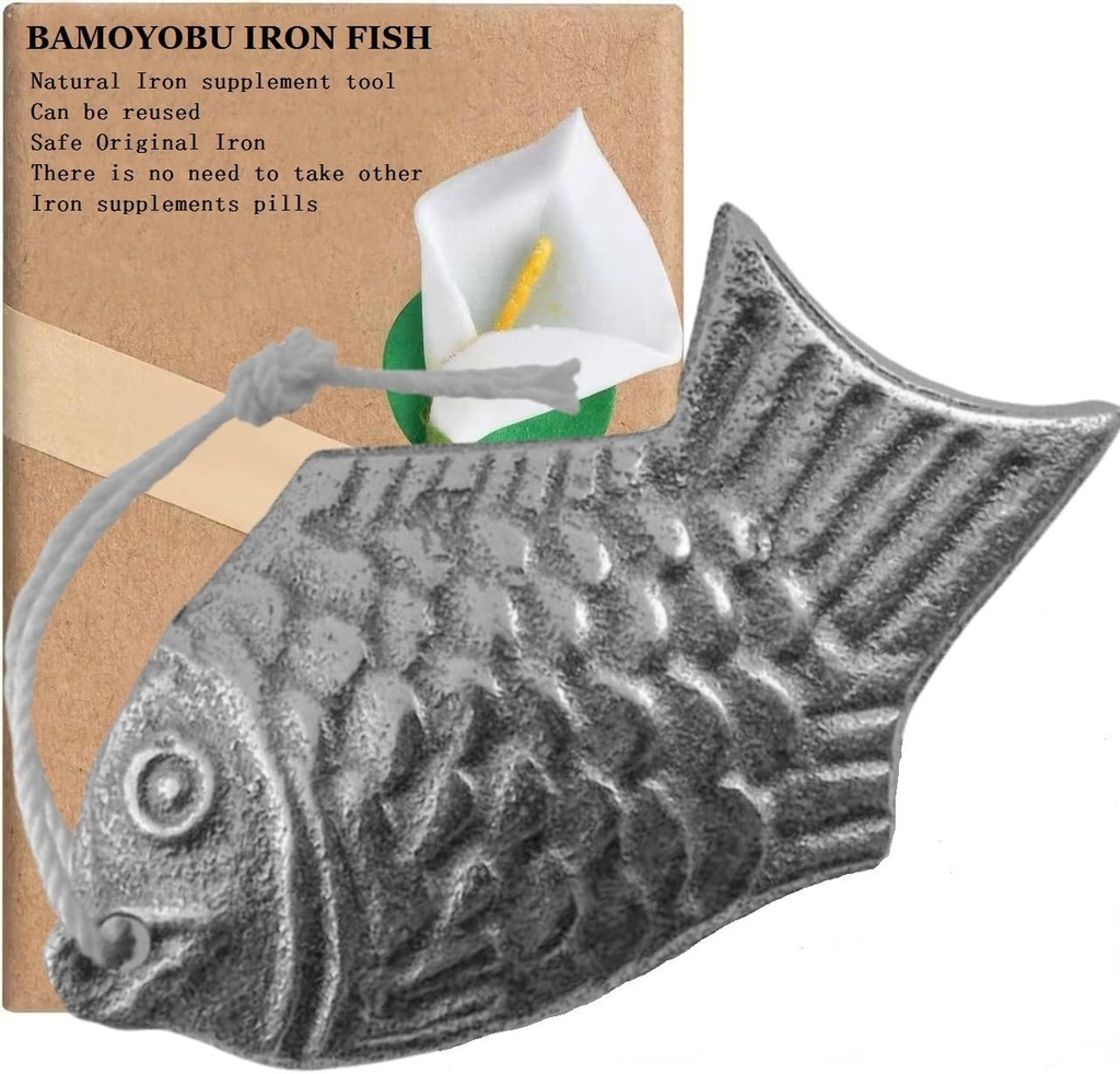 Iron Fish Cooking Tool Safe Original Iron to Your Food & Drinks, supplément pour réduire les risques de carence en fer pour les athlètes végétaliens femmes enceintes et enfants, cadeaux de fête des mères