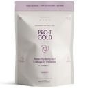 ProT poudre de protéines de collagène d'or, 17g de protéines Nano-Hydrolyzed Grass Collagène, vitamine C, 2g d'arginine pour le soutien des plaies, sans gluten, tous naturels, sans gras et sans sucre, 0g de glucides, vanille, 23 oz, 30