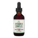 Double Wood Complements Complexe de vitamine B liquide - 2 mois d'approvisionnement - Absorption maximale - B3, B6, B7 (Biotine), B9 et vitamine B12 - Saveur de cerise - 2 FL OZ