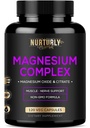 Citrate de magnésium et supplément complexe à l'oxyde de 500mg - haute absorption Force maximale - aide à soutenir la densité osseuse et la force, les muscles, l'énergie et le sommeil - 120 Capsules végétaliennes