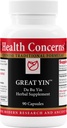 Health Concerns Great Yin – Menopause Relief Supplement – Hot Flash Support – Night Sweats & Deficiency Heat – Traditional Chinese Herbal Formula for Women’s Health & Hormonal Balance – 90 Capsules
