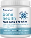 NativePath Bone Health Collagen Peptides, Type 1 & 3, with Fortibone and Verisol, 7.9 Ounce, 30 Servings