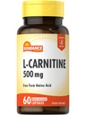 Sundance L-Carnitine Tartrate Supplément 500mg.60 Capsules.