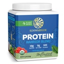 Poudre de protéines organiques à base de plantes de Sunwarror : Poudre de protéines organiques végétaliennes non aromatisées avec des acides aminés et des graines de chanvre BCAA Mélange de pois non-OGM Soy et sans gluten (non aromatisé, 15 portions)