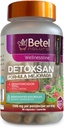 Betel Natural Detoxsan Capsules Total Detox Nettoyer le foie et le colon sains - 1500 mg par portion