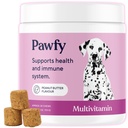 Multivitamines de chien Pawfy 15 en 1-- Vitamines de chien pour la peau et le manteau - Soutient le bien-être général.