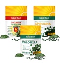 Sunlit Best Ultimate Chlorella & Spirulina Bundle.com Super Greens Suppléments pour le soutien immunitaire, Gut Health, Mood & Energy