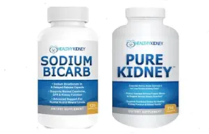 Pure Rein & Sodium Bicarb 2-Pack Bundle pour le soutien des protéines et des niveaux d'acide normaux
